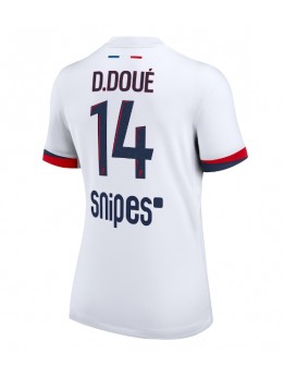 Paris Saint-Germain Desire Doue #14 Replika Borta Kläder Dam 2025-26 Kortärmad